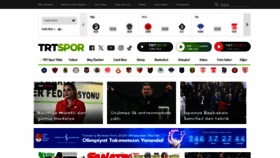 What Trtspor.com.tr website looked like in 2024 (1 year ago)