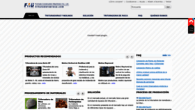 What Trituradorasroca.com website looks like in 2024 