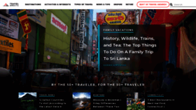 What Travelawaits.com website looks like in 2024 