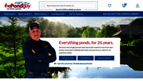 What Thepondguy.com website looks like in 2024 