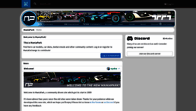 What Trackmania-carpark.com website looks like in 2024 