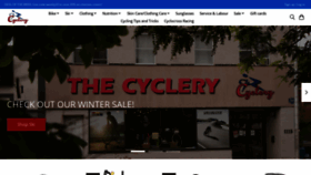 What Thecyclery.ca website looks like in 2024 