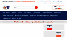What The-home-brew-shop.co.uk website looks like in 2024 