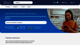 What Theindependentpharmacy.co.uk website looks like in 2024 
