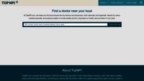 What Topnpi.com website looks like in 2024 
