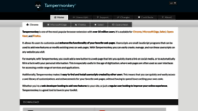 What Tampermonkey.net website looks like in 2024 