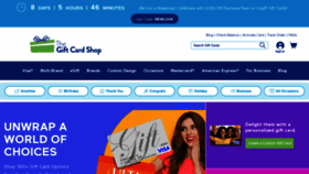 What Thegiftcardshop.com website looks like in 2024 