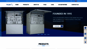 What Tianchielectric.com website looked like in 2024 (1 year ago)