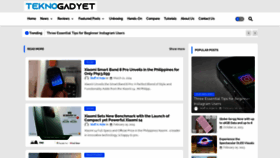 What Teknogadyet.com website looks like in 2024 