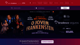 What Teatrobradesco.com.br website looks like in 2024 