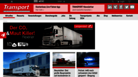 What Transport-online.de website looks like in 2024 