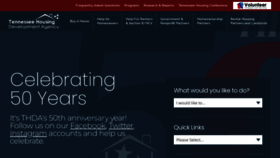 What Thda.org website looks like in 2024 