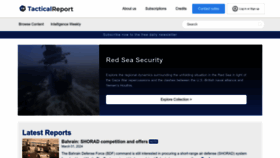 What Tacticalreport.com website looks like in 2024 