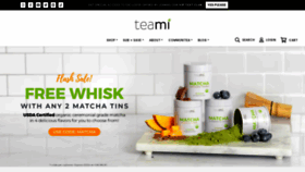 What Teamiblends.com website looks like in 2024 