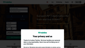 What Trainline.eu website looks like in 2024 
