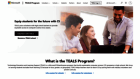 What Tealsk12.org website looks like in 2024 