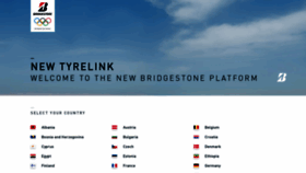 What Tyrelink2.bridgestone.eu website looks like in 2024 