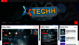 What Techh.org website looks like in 2024 