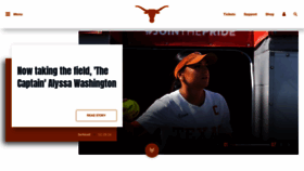 What Texassports.com website looks like in 2024 