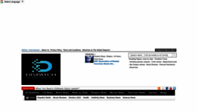What Theglobaldispatch.com website looks like in 2024 