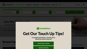 What Touchupdirect.com website looks like in 2024 