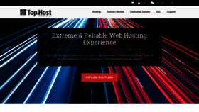 What Top.host website looks like in 2024 