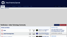 What Techenclave.com website looks like in 2024 