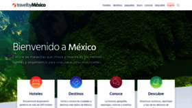 What Travelbymexico.com website looks like in 2024 