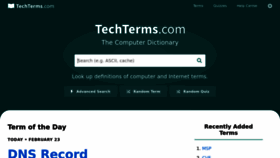 What Techterms.com website looks like in 2024 