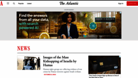 What Theatlanticwire.com website looks like in 2024 