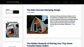 What Tinyhouseblog.com website looked like in 2024 (2 years ago)