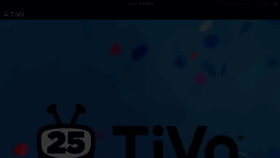 What Tivo.com website looks like in 2024 