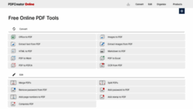 What Tools.pdfforge.org website looks like in 2024 