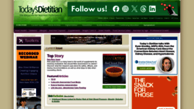 What Todaysdietitian.com website looked like in 2024 (1 year ago)