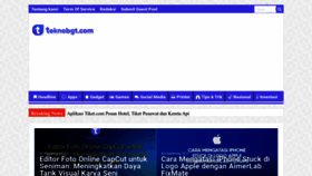 What Teknobgt.com website looks like in 2024 