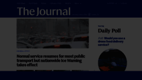 What Thejournal.ie website looks like in 2024 