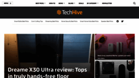 What Techhive.com website looks like in 2024 