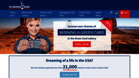 What The-american-dream.com website looks like in 2024 
