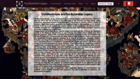 What Thebyzantinelegacy.com website looks like in 2024 