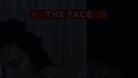 What Theface.com website looks like in 2024 
