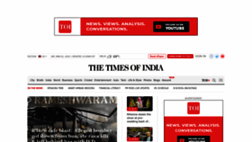 What Timesofindia.indiatimes.com website looks like in 2024 