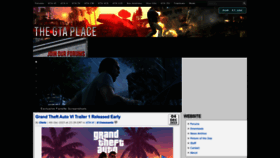 What Thegtaplace.com website looks like in 2024 