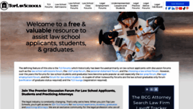 What Top-law-schools.com website looks like in 2024 