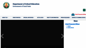 What Tnschools.gov.in website looks like in 2024 