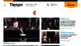 What Tiempoar.com.ar website looked like in 2024 (2 years ago)