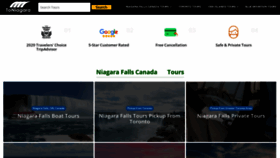 What Toniagara.com website looks like in 2024 
