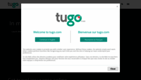 What Tugo.com website looks like in 2024 