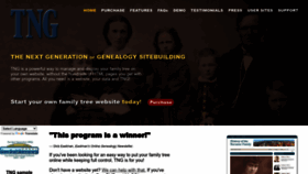 What Tngsitebuilding.com website looks like in 2024 