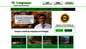 What Trespasse.com website looks like in 2024 