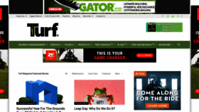 What Turfmagazine.com website looks like in 2024 